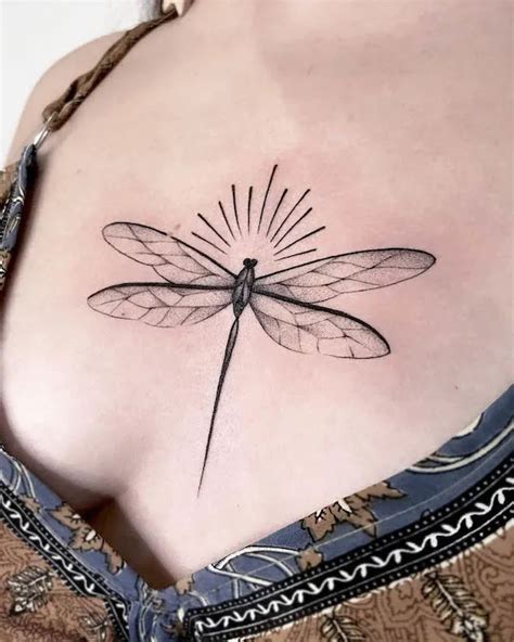 Discover More Than 68 Dragonfly Chest Tattoo Best In Cdgdbentre