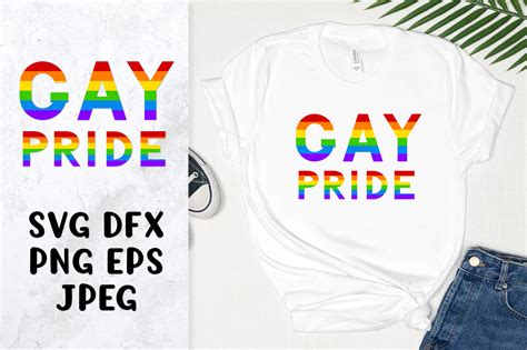 Gay Pride Rainbow Lettering Lgbt Svg Graphic By Labelezoka Creative Fabrica