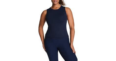 Spanx Bare Naked Tank In Blue Lyst