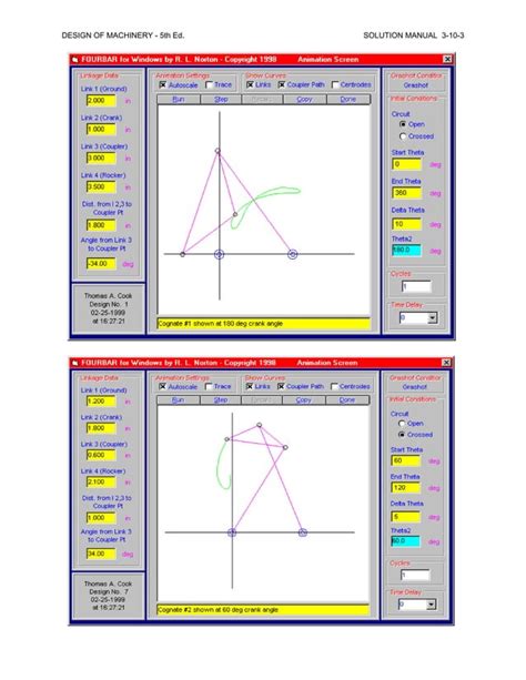 Solution Manual Design Of Machinery An Introduction To The Synthesis