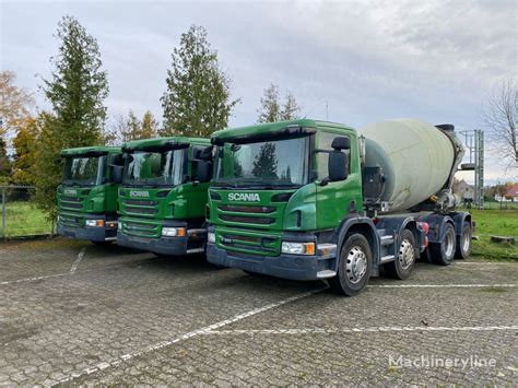 Stetter On Chassis Scania P Concrete Mixer Truck For Sale Germany