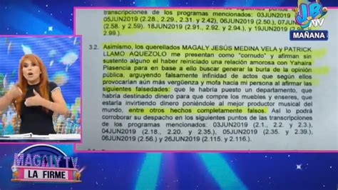 Magaly Medina Señaló Que Poder Judicial No Revisó Pruebas En Demanda