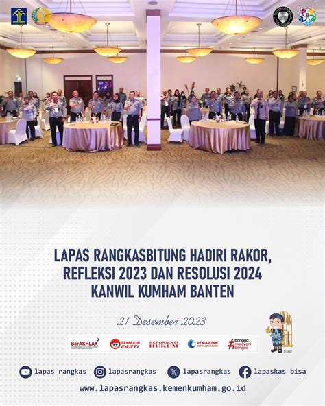 Lapas Rangkasbitung Hadiri Rakor Refleksi Dan Resolusi