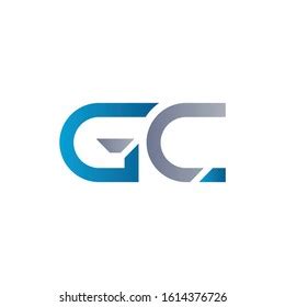 Initial Gc Letter Linked Logo Design Stock Vector Royalty Free