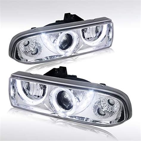 Autozensation Compatible With 1998 2004 Chevy S10 Pickup S10 Blazer Led Dual Halo