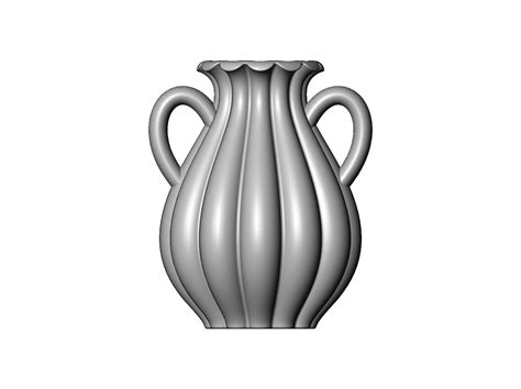 Stl File Ribbed Classic Urn And Vase 3d Print Model ⚱️ 3mf ・3d Printable Model To Download・cults