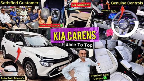 Kia Carens Base Model Premium Modification With Genuine