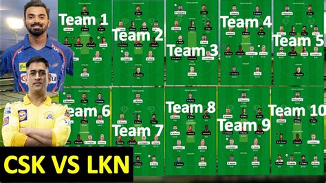 CSK VS LKN Dream11 CSK VS LKN Dream11 Prediction CHE VS LKN Dream11