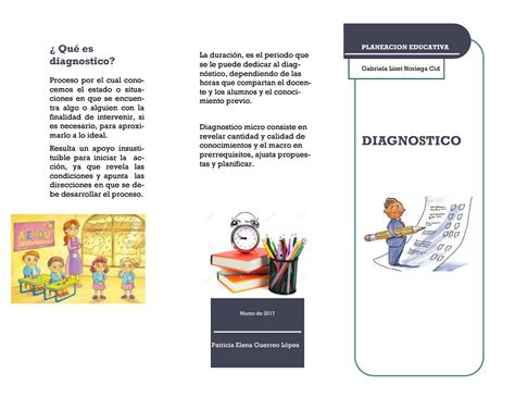 Planeaci N Triptico De Diagn Stico By Gaby Noriega Issuu