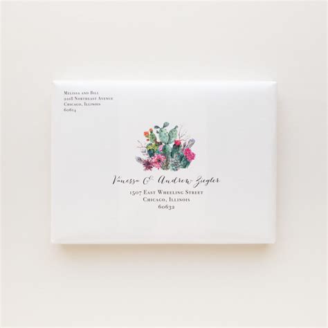 Watercolor Cactus Wedding Invitations Desert Boxed Invites Beacon Lane