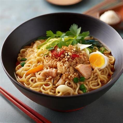 Noodle Nirvana Une Odyss E Culinaire Dans Chaque Bol Photo Premium