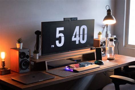 Using A Desk Shelf With Your Home Office Setup Minimal Desk Setups