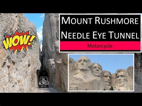 Mount Rushmore Needle S Eye Tunnel Hwy Route A South Dakota