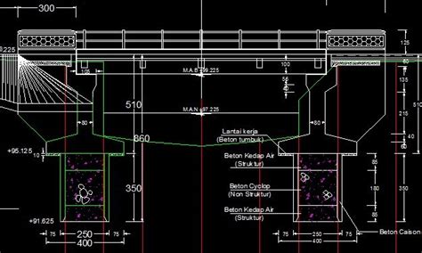 Detail Gambar Jembatan Autocad Koleksi Nomer 5