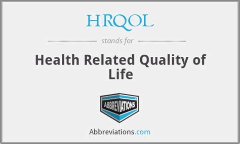 HRQOL Health Related Quality Of Life