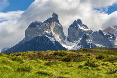 Cuernos Del Paine Mountain Peaks, Patagonia, Chile Stock Photo - Image ...