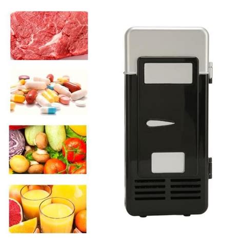 Hurrise Mini Frigo Usb R Frig Rateur Portable Faible D Cibel Conomie