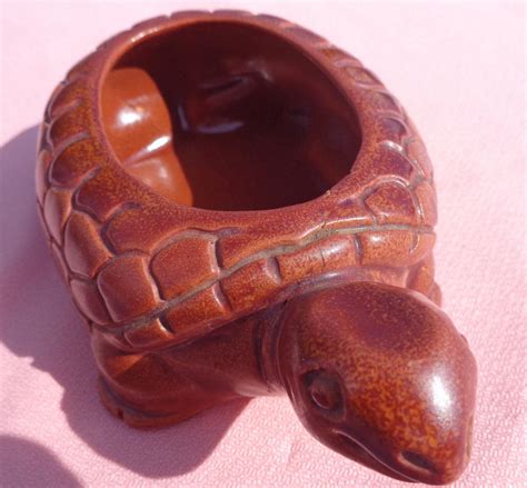 Sequoyah School Cherokee Indian Pottery Figural Turtle Pot Signed Date