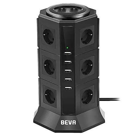 Beva Tour Multiprise Parasurtenseur Parafoudre Avec Prises Et Usb