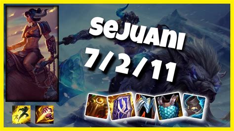 Sejuani Vs Kayn EU Challenger JUNGLE 7 2 11 Gameplay Replay Patch