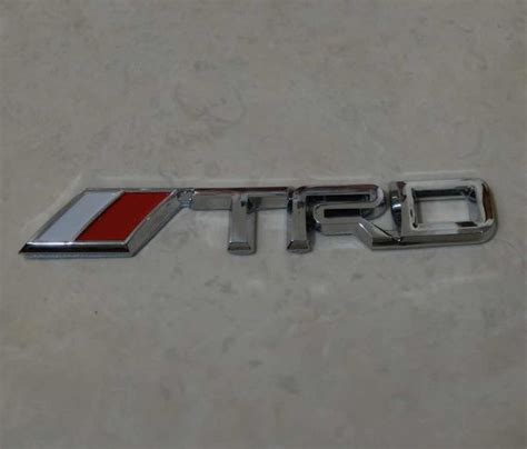 Jual Emblem Logo Mobil Flag Bendera Trd Chrome Di Lapak Gallery