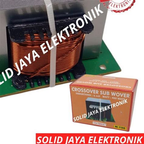 Jual KIT CROSSOVER 1 WAY SUBWOOFER N 196 SUB BASS CROSSOVER PASIF 1 WAY