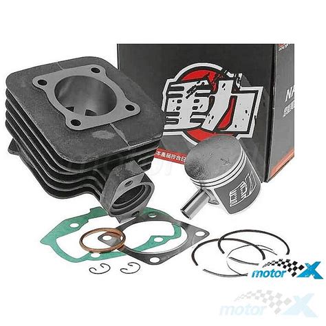 Cylinder Kit Naraku 70cc Peugeot leżący AC bez głowicy motor x pl