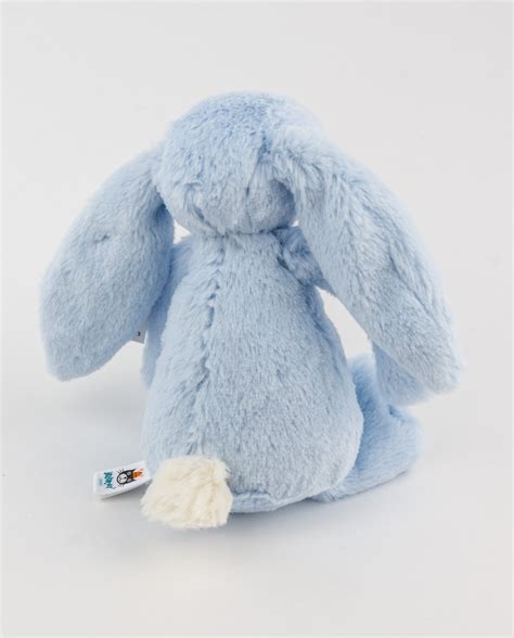 Jellycat Bashful Blue Bunny Ratthle New Baby Soft Toy Send A Cuddly