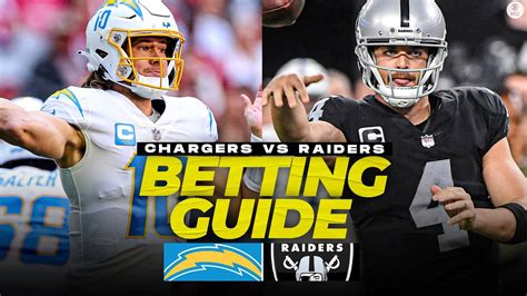 Chargers At Raiders Betting Preview Free Expert Picks Props Nfl Week