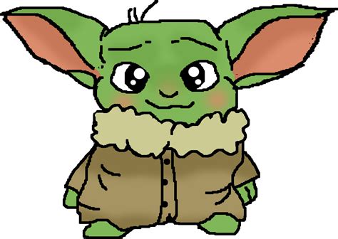 Baby Yoda Drawing by SailorTrekkie92 on DeviantArt