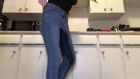 Desperately Wetting My Jeans While Doing Dishes Female Omorashi