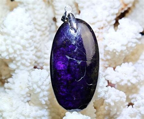 Purpurite 72 Karat Anhänger Cabochon Stein Natürliche Namibia