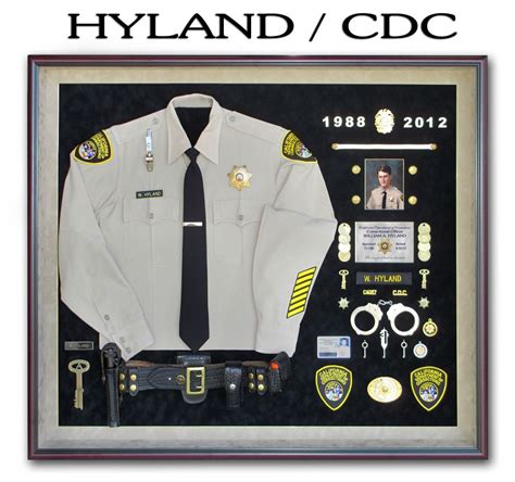 Police Shadow Box Display