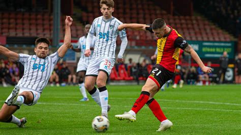 Partick Thistle Vs Dunfermline Athletic Scottish Championship BBC