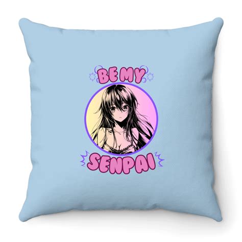 Kawaii Anime Girl Japanese Waifu Throw Pillows sold by Bibcovsrisin ...