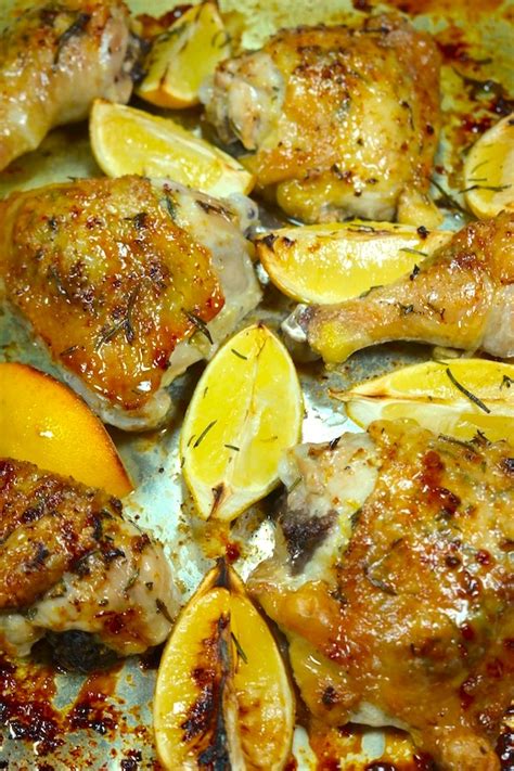 Lemon Rosemary Roasted Chicken Our Crafty Kitchen Recipes Crafted At Home