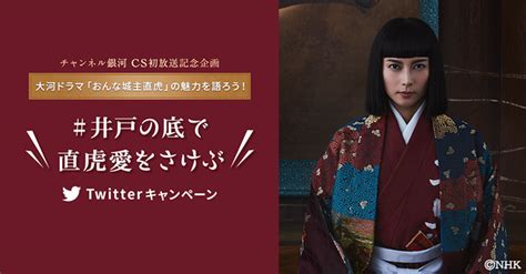 【放送決定】大河ドラマ「おんな城主 直虎」2021年4月7日（水）よりチャンネル銀河でcs初放送！柴咲コウ、三浦春馬、高橋一生ら、豪華俳優陣が