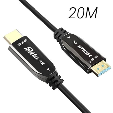 光ファイバhdmiケーブル 20m Hdmi2 0 4k 60hz 18gbps メルカリ