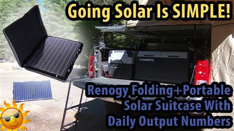 The Best Portable Solar Panel Renogy Solar Folding Panel Review Youtube