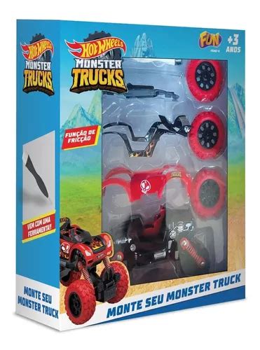Hot Wheels Monster Trucks Monte Seu Monster Truck Fun Parcelamento Sem Juros