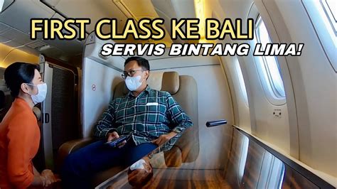 Full Senyum First Class Garuda Indonesia Domestik Penerbangan Terbaik