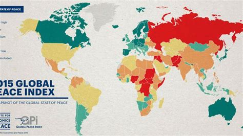 Este Mapa Muestra Los Países Más Peligrosos Del Mundo