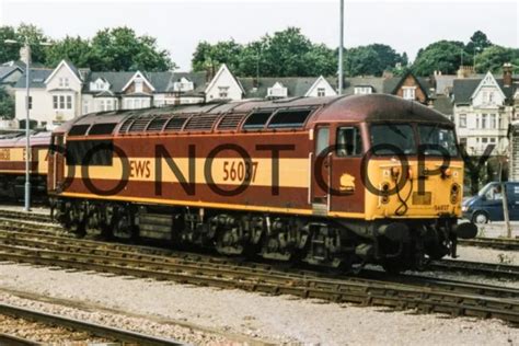 Uk Diesel Train Railway Photograph Of Class 56 56037 Loco Rm56 139 £1