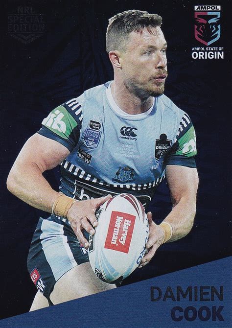 2021 Nrl Rivalry State Of Origin Ss03 Damien Cook Gold Coast