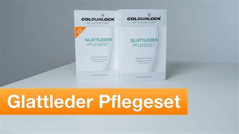 Glattleder Pflegeset Produktvorstellung Colourlock Youtube