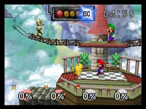 Screenshot Of Super Smash Bros Nintendo 64 1999 Mobygames