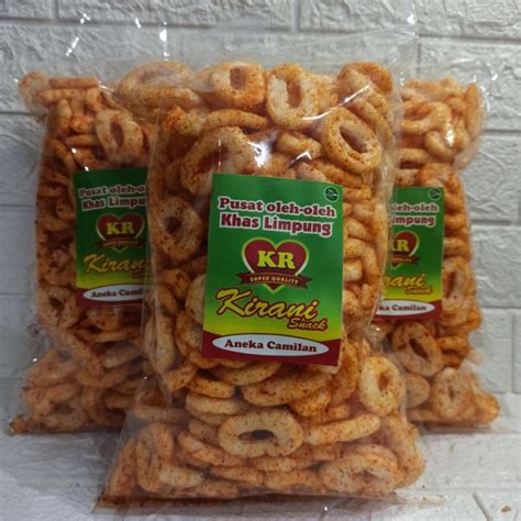 Jual Kerupuk Koin Pedas Kerupuk Ring Extra Pedas Shopee Indonesia