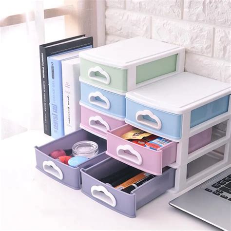 Multi Layer Office Storage Drawer Box Daily Household Stationery