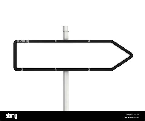 Blank Arrow Signs Stock Photo Alamy