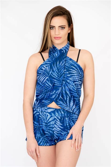 Printed Piece Swim Shorts Set Cover Up Bikini Set With Matching Sarong Boredbox